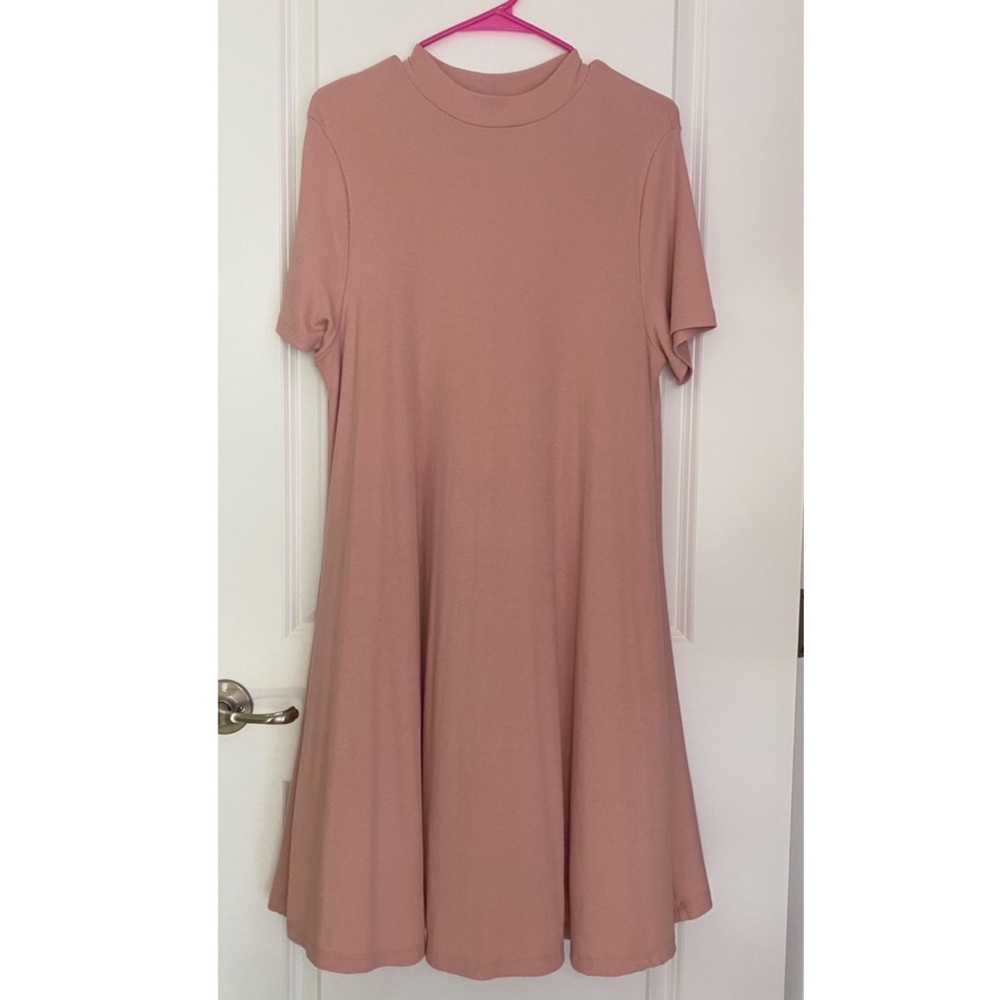 COPY - Blush Swing T-Shirt Dress